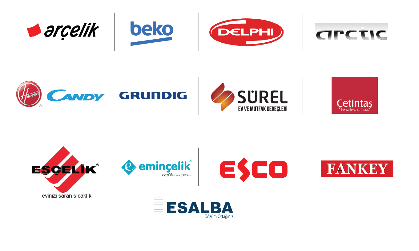 GKM AŞ Beyaz Eşya Referanslarımız